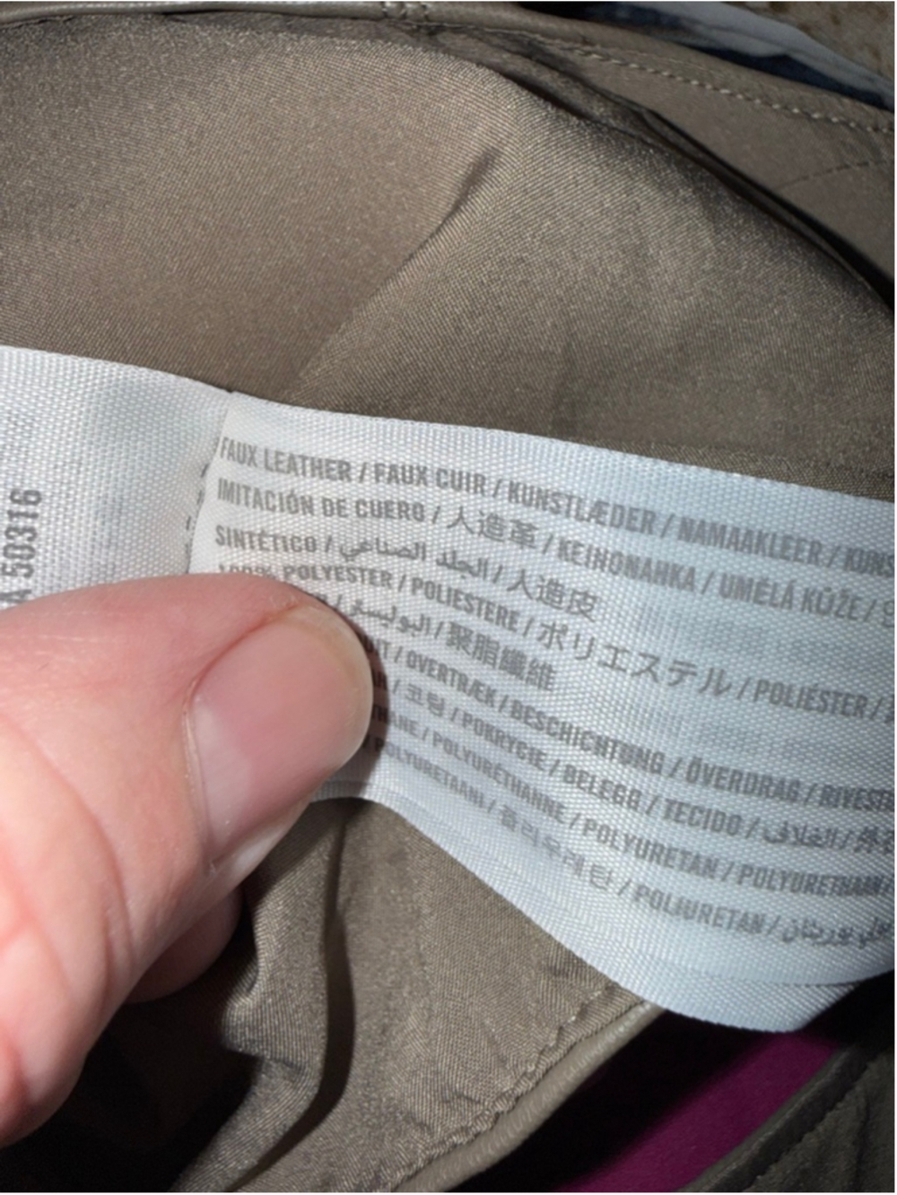 Women's Abercrombie & Fitch Corset Tank Top Faux Leather Taupe Tan size Medium - Picture 12 of 12